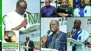 Nigerian Bar Association, NBA Ikeja Branch Law week Highlight.