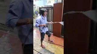 Vikas cleaning service #housekipping Jet machine pressure ground flooring #like  subscri