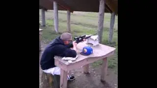 Firing a Savage Hunter II .270 High Powered Hunting Rifle