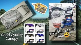 Installing Canopy in a Bicykle🚲bought from SHOPEE❣️