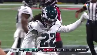 What is going on? Sidney Jones gets a pick near the end of the first half.
