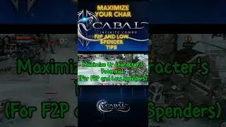 Cabal mobile infinite combo Sea server Guide&tips #cabalinfinitecombo ￼