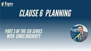 Clause 6 Planning