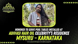 Adivasi Hair Oil Trust Chooses JD Luxury Sports &ndash; Pool Table Delivered in Mysuru, Karnataka