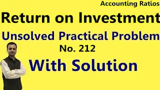 RETURN ON INVESTMENT | PROFITABILITY RATIOS | ACCOUNTING RATIOS | CLASS 12 DK Goel Solutions Ratios