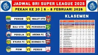 Liga 1 2025 Schedule Week 20 - Persib vs Malut United - Persija vs Arema FC - Liga 1 Indonesia