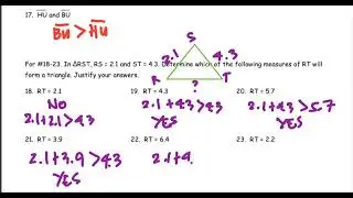 GEOMETRY: (ACTUAL LESSON) ANGLE, SIDE RELATIONSHIPS || Jane Maciejewski