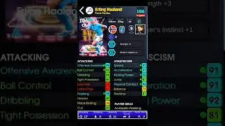 106 Rated Show time 'Erling Haaland' Training Guide 💥 #efootball #gamingvideos
