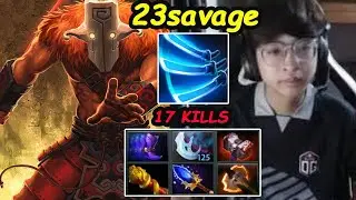 23savage Juggernaut Crazy Farm 11K MMR Carry Insane Damage Right Click Dota 2 7.28 Gameplay