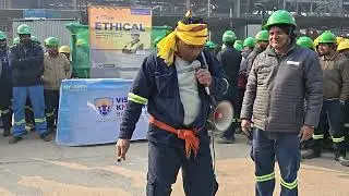 Skit on road safety.