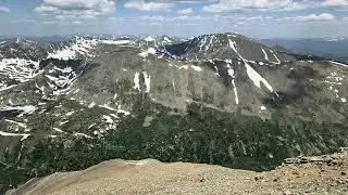 View from Mount Lincoln summit in Colorado