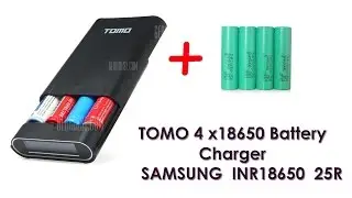 Обзор Smart PowerBank Tomo 4x18650 Battery Charger