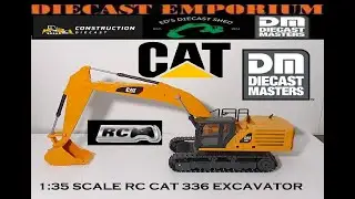 Diecast Masters RC Remote Control CAT 336 Excavator 1:35 Scale