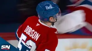 Canadiens' Noah Dobson Rips Wicked Shot For Power-Play Marker Vs. Canucks