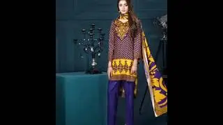 Winter fashion - Sitara  Anarkali Linen vol.1 2017 - 18 sitara linen 2018