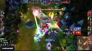 TSM vs CoL - LCS 2013 WildTurle Pentakill
