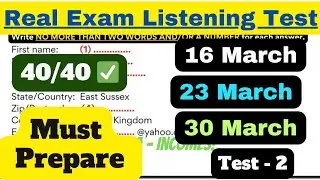 IELTS LISTENING PREDICTION OF 16 MARCH | 16 MARCH IELTS EXAM PREDICTION | IELTS LISTENING TEST 2024|