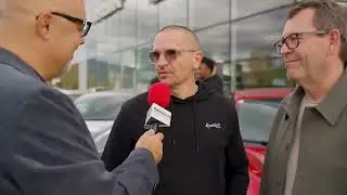 Auto&uuml;bergabe an die Hefte Helfen Bulls im Autohaus F&uuml;rstaller