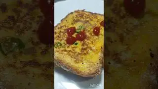 Healthy Breakfast Bread Omelet #shorts #egg