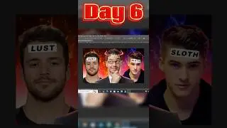 Thumbnail Design Day 6 #thumbnailtutorial #photoshoptutorial #graphicdesign #shorts