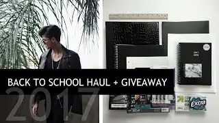 Back To School Supplies Haul | MINIMAL | GIVEAWAY |  [2017]