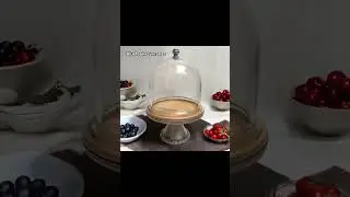 wooden cake stand with glass dome.... aluminum cake stand with glass dome...wooden cake plate