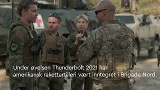 US Army MLRS rocket artillery in Norway