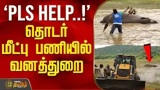 Pls Help..! தொடர் மீட்பு பணியில் வனத்துறை | Elephant Rescue | Forest Department