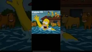 September 2025 Heavy Flood In Pakistan Simpson Prediction 😨🥺😰#simpsons #shorts #trendingshorts