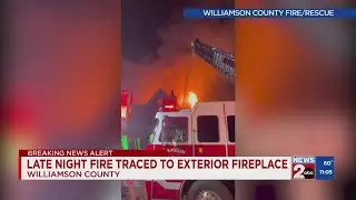 Williamson County home destroyed in fire