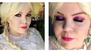 Queen Elsa Frozen Inspired Makeup Tutorial disney