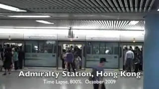 Hong Kong Metro Passenger Rush (43-secs)