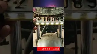 lighting number plate #short #youtubeshort #bike || video 191