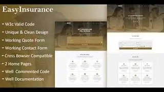 EasyInsurance - Insurance Company Website Templates | Themeforest Website Templates and Themes