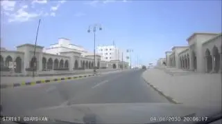 Driving through Muttrah - Muscat, Oman
