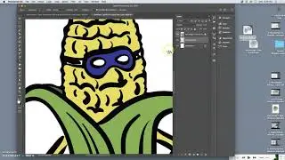 6  More Flatting and Local Coloring Underneath Vector Linework in Photoshop
