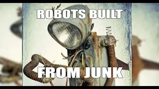Custom Robots built from junk