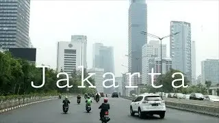 Jakarta city downtown bus tour Indonesia