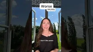 WORSE vs WORTH  Pronunciation and examples #Helenrox #english #अंग्रेज़ी