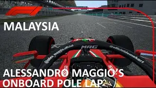 R3 - Alessandro Maggio's Onboard Pole Lap - 2022 G4 Malaysian Grand Prix - rFactor