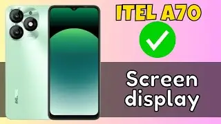 Use full screen app display ITEL A70 || How to use full screen display settings || Screen display