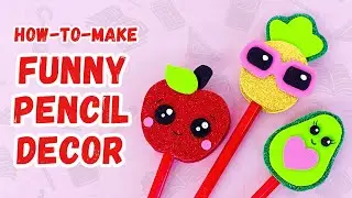 DIY PEN & PENCIL Decorations | Pen Toppers | Back to School Supplies | Easy Craft Ideas