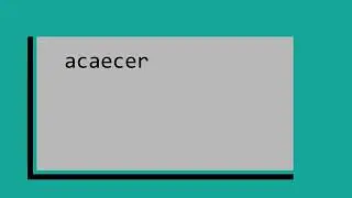 acaecer