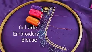 machine work blouse kaise banaye / How To machine work Blouse #youtube 