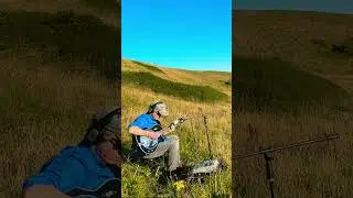 Acoustic Blues Improvisation Outdoors  #slideguitar #tascam424