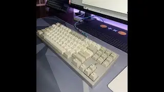 GEON F2-84 | Cherry Vintage Black | OG dysub keycap | Typing ASMR