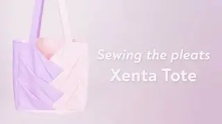 Sewing the Xenta pleats