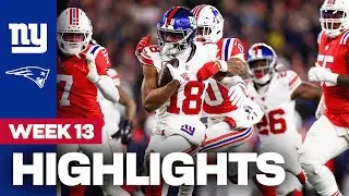 Highlights: Giants vs. Patriots | Week 13 | New York Giants