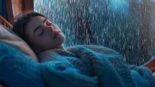 Drift into Deep Sleep with Calm Rain Outside a Cozy Mountain Cabin - 10 hr Rain