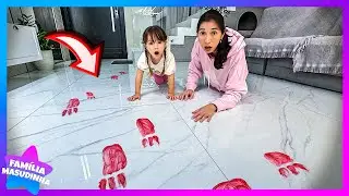 ECONTRAMOS PEGADAS VERMELHAS NA NOSSA CASA ★ FAM&Iacute;LIA MASUDINHA ★